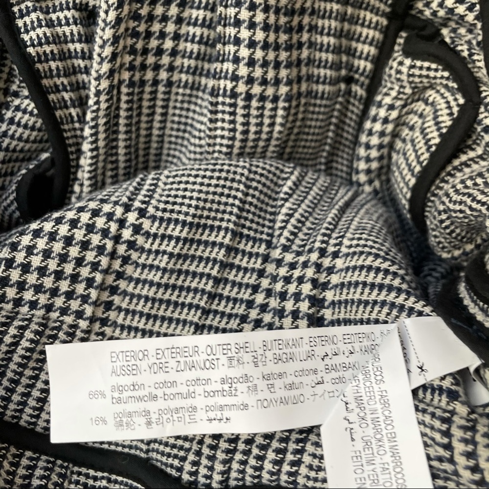 ZARA QUILTED CHECKERED LONG SLEEVE JACKET - Picture 11 of 12